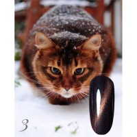 Гель-лак CosmoLac Кошачий глаз №3