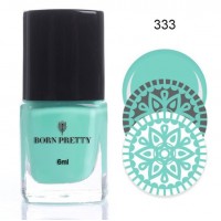 Лак для стемпинга Born Pretty 6 мл - Мятный