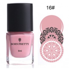 Лак для стемпинга Born Pretty 6 мл - Розовый