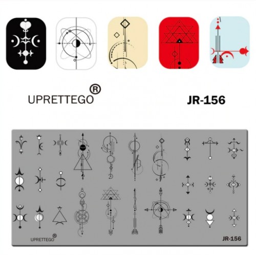 Пластина для стемпинга "jr-156"