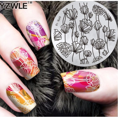 Круглый диск для стемпинга SPB 18