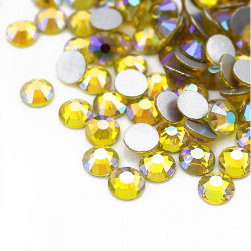Стразы Swarovski  SS3 золотой хамелеон 50шт