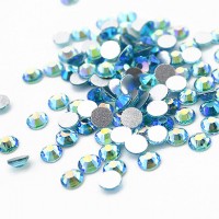Стразы Swarovski  SS3 голубой хамелеон 50шт