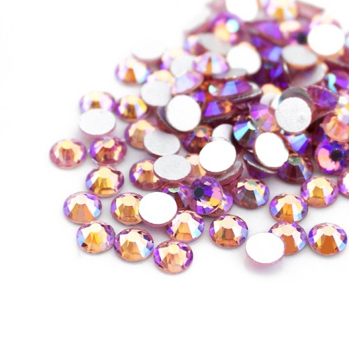 Стразы Swarovski  SS3 розовый хамелеон 50шт