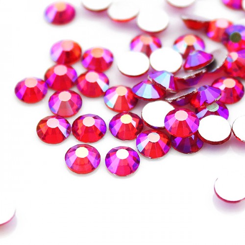 Стразы Swarovski  SS3 красный хамелеон 50шт