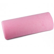 Подставка для рук розовая махровая