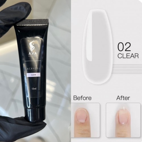 Polygel (полигель) A.V.A 15мл, прозрачный