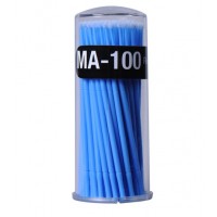 Микробраши для ресниц 100 шт Синие (диаметр 2,5 мм)