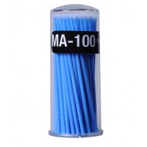 Микробраши для ресниц 100 шт Синие (диаметр 2,5 мм)