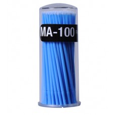 Микробраши для ресниц 100 шт Синие (диаметр 2,5 мм)