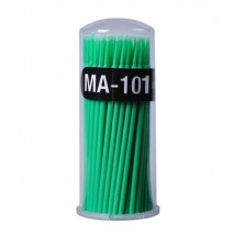Микробраши для ресниц 100 шт Зеленые (диаметр 2 мм)